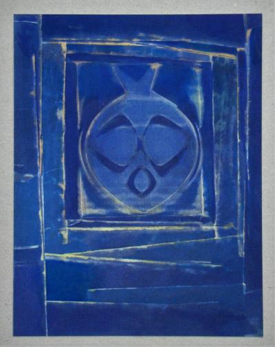 Max ERNST (after) - Vase bleue, 1958 - Lithograph with stencil 2