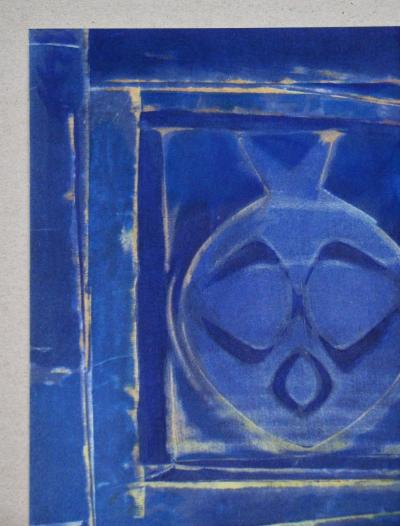 Max ERNST (after) - Vase bleue, 1958 - Lithograph with stencil 2