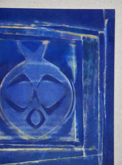 Max ERNST (after) - Vase bleue, 1958 - Lithograph with stencil 2