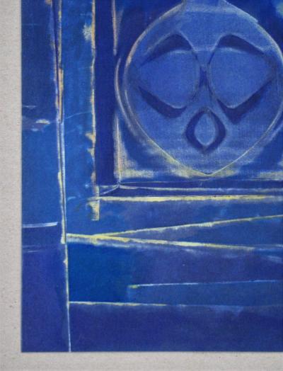 Max ERNST (after) - Vase bleue, 1958 - Lithograph with stencil 2