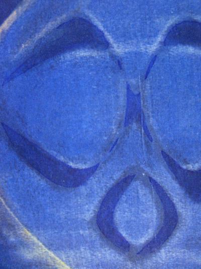 Max ERNST (after) - Vase bleue, 1958 - Lithograph with stencil 2