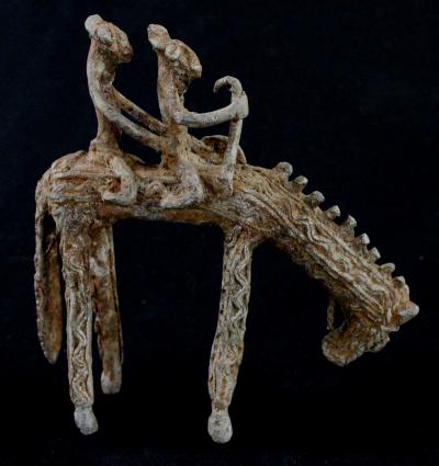 Mali - Dogon - Couple de cavaliers 2