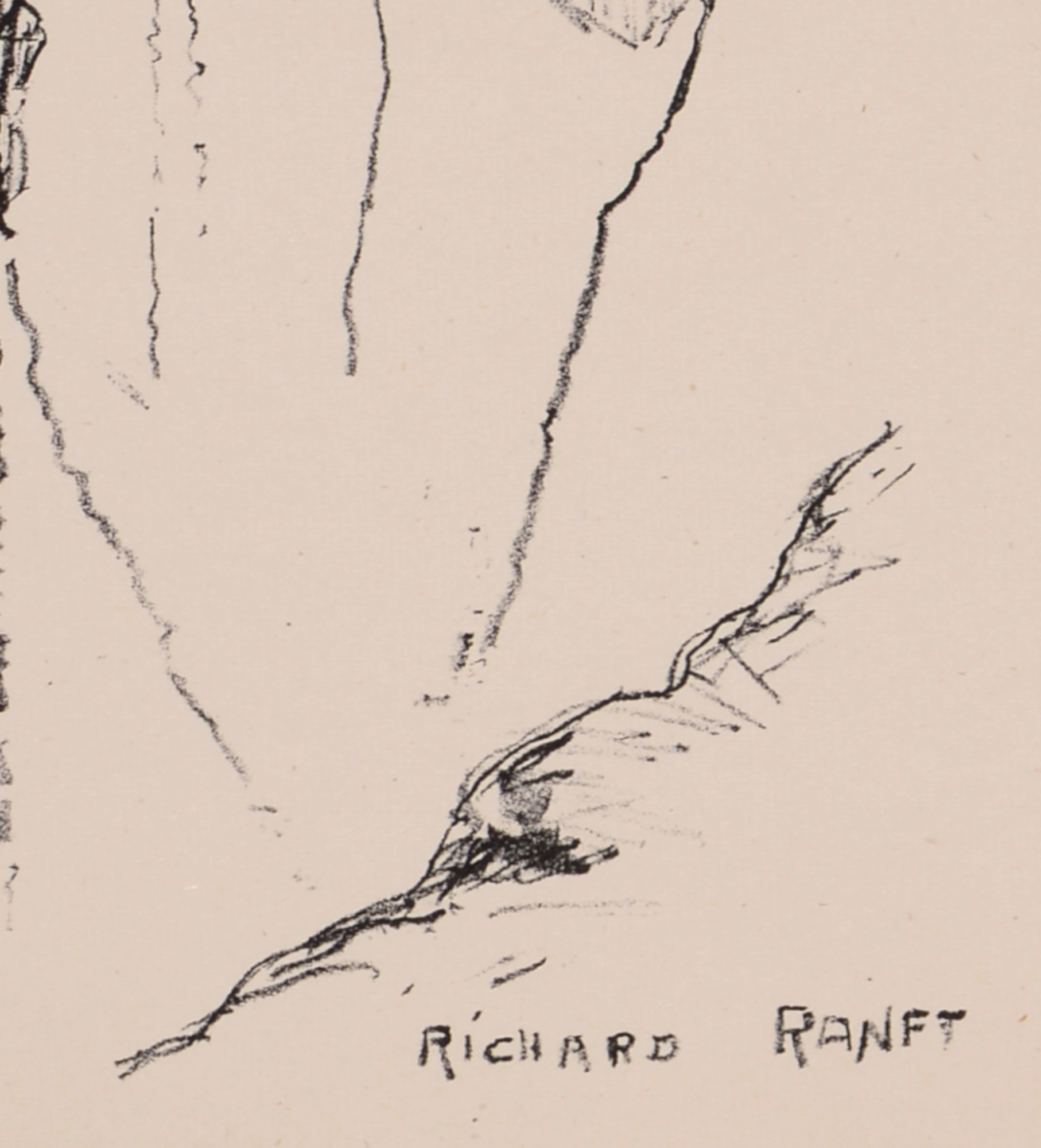 Richard Ranft Tree Richard RANFT - Bateaux dans un port, 1894 - Petite lithographie - Art ...