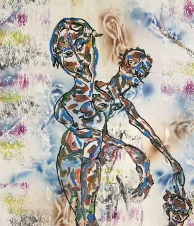 Charles KEELING LASSITER - Sans titre - Technique mixte 2