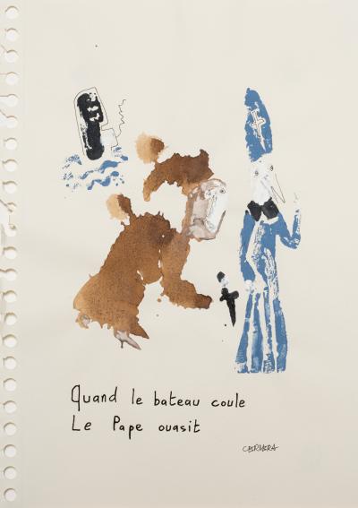 André CERVERA - Journal d’un confiné 2 - Technique mixte sur papier 2