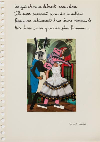 André CERVERA - Journal d’un confiné 40 - Technique mixte sur papier 2