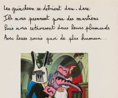 André CERVERA - Journal d’un confiné 40 - Technique mixte sur papier 2