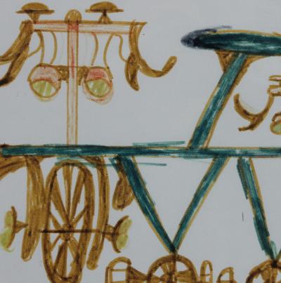 Pépé VIGNES  - Sans titre - Dessin 2