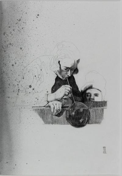 Andrea Ravo MATTONI - Sans titre - Technique mixte sur papier 2