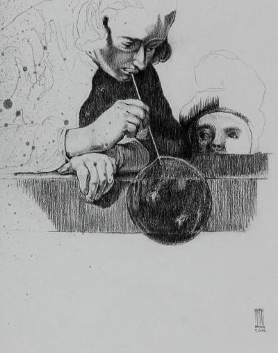 Andrea Ravo MATTONI - Sans titre - Technique mixte sur papier 2