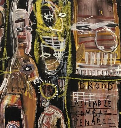 KILL THE SOFA - BROOD VORTEX, 2020 - Acrylique sur toile 2