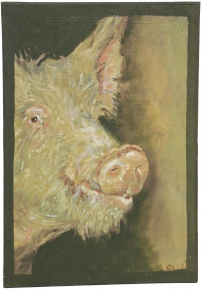 Jacques DEAL - Cochons anglais n°1, 2003 - Huile sur toile 2