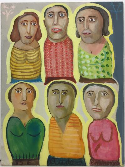 Mario CHICHORRO - Série étude vite faits - Acrylique sur panneau 2