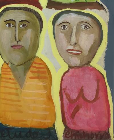 Mario CHICHORRO - Série étude vite faits - Acrylique sur panneau 2