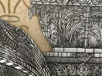 Monkeybird - Sans titre - peinture aérosol sur toile 2