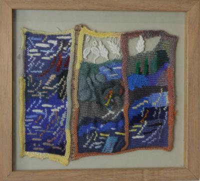 Marie-Rose LORTET - Paysage - Tricot et Broderie 2