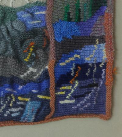Marie-Rose LORTET - Paysage - Tricot et Broderie 2
