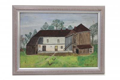 Marquis ALBERT - Paysage du Dauphiné - Huile sur le panneau 2