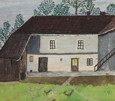 Marquis ALBERT - Paysage du Dauphiné - Huile sur le panneau 2