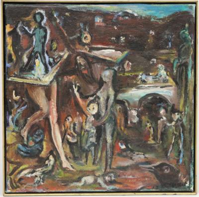 Herman BOSSERT - La réalité cachée - Huile sur toile 2