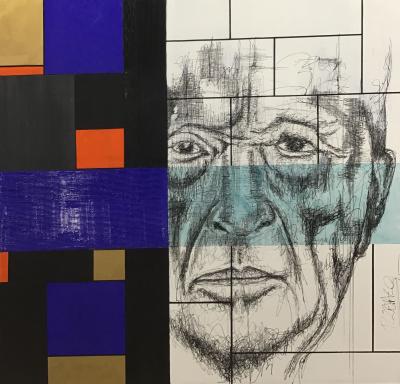 Patrick ZEVACO - Pierre Soulages / 02 - Acrylique sur toile 2