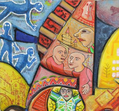 Mario CHICHORRO - Under the arches - Mixed media 2