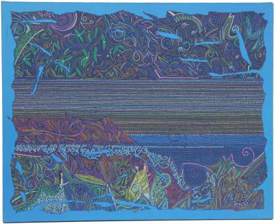 Mireille EUSTACHY  - Ta musique me parvient - Acrylique sur toile 2