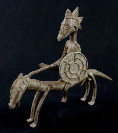 Côte d’Ivoire, Senoufo, Cavalier en Aluminium 2