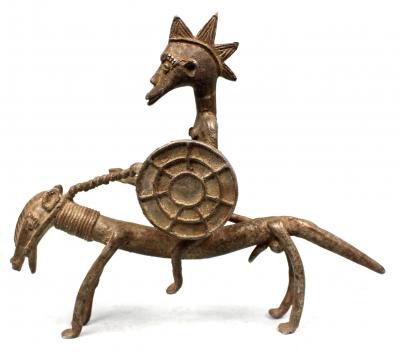 Côte d’Ivoire, Senoufo, Cavalier en Aluminium 2
