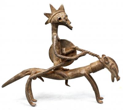 Côte d’Ivoire, Senoufo, Cavalier en Aluminium 2
