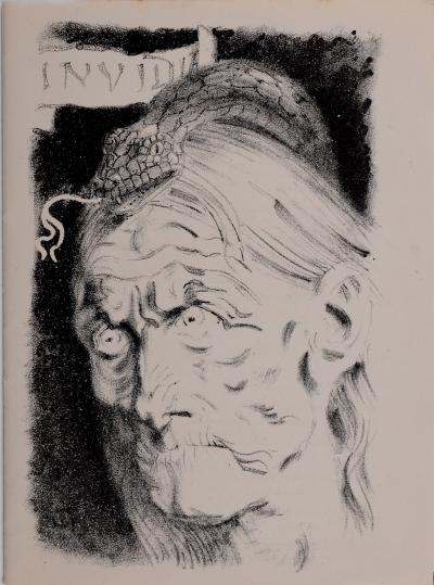Eugène GRASSET - L’envie, 1894 - Lithographie originale 2