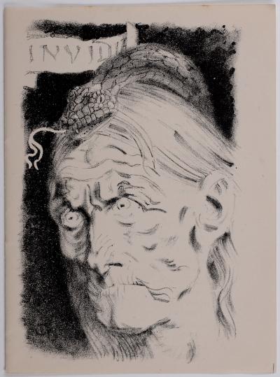 Eugène GRASSET - L’envie, 1894 - Lithographie originale 2