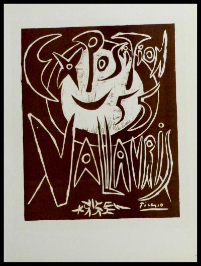 Pablo PICASSO (d’après) - Exposition Vallauris, 1959 - Lithographie