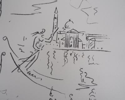 Jean COCTEAU - Venise, Lithographie, signée 2