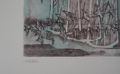 Lars BO - Dames de lumières, 1992 - Gravure originale signée au crayon 2