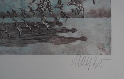 Lars BO - Dames de lumières, 1992 - Gravure originale signée au crayon 2