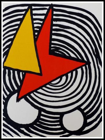 Alexander CALDER - Triangle et quadrilatère, 1973 - Lithographie originale 2