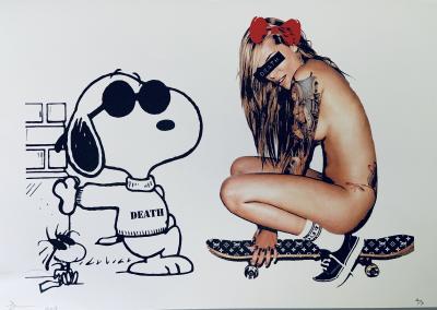 Death NYC - Snoopy, 2019 - Sérigraphie signée 2
