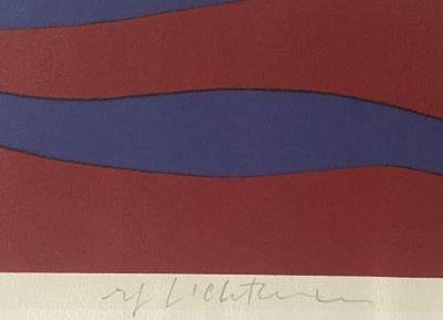 Roy LICHTENSTEIN - Sunrise, 1965 - Lithographie offset signée à la main 2