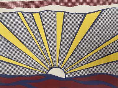 Roy LICHTENSTEIN - Sunrise, 1965 - Lithographie offset signée à la main 2