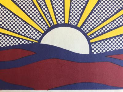 Roy LICHTENSTEIN - Sunrise, 1965 - Lithographie offset signée à la main 2