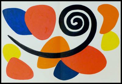 Alexander CALDER - Composition en couleur, 1968 - Lithographie originale 2