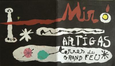 Joan MIRO - Artigas-Terre de grand feu,1956 - 2 Lithographies originales 2
