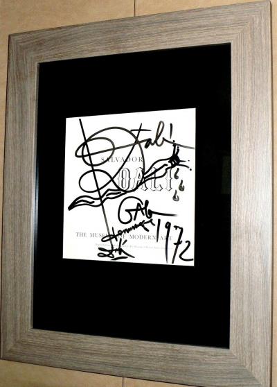 Salvador DALI - Autoportrait d’escargot, 1972 - Dessin 2