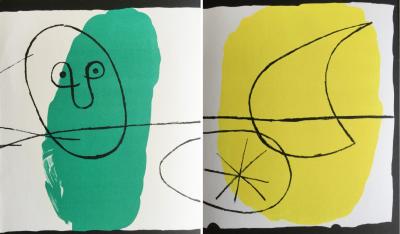 Joan MIRO - Artigas-Terre de grand feu,1956 - 2 Lithographies originales 2