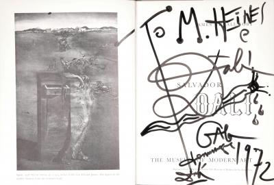 Salvador DALI - Autoportrait d’escargot, 1972 - Dessin 2