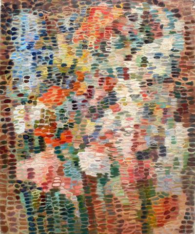 Antoine Malliakaris dit MAYO - Fleurs, 1959 - Huile sur toile 2