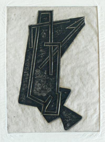 Pierre COURTIN  - 7 Février 1950 - R.90 - Gravure signée au crayon 2