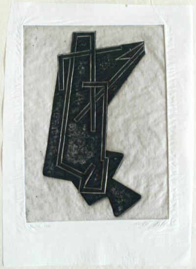 Pierre COURTIN  - 7 Février 1950 - R.90 - Gravure signée au crayon 2