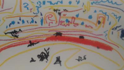 Pablo Picasso (d'aprés) - Lithographie Toros y toreros 1961  
